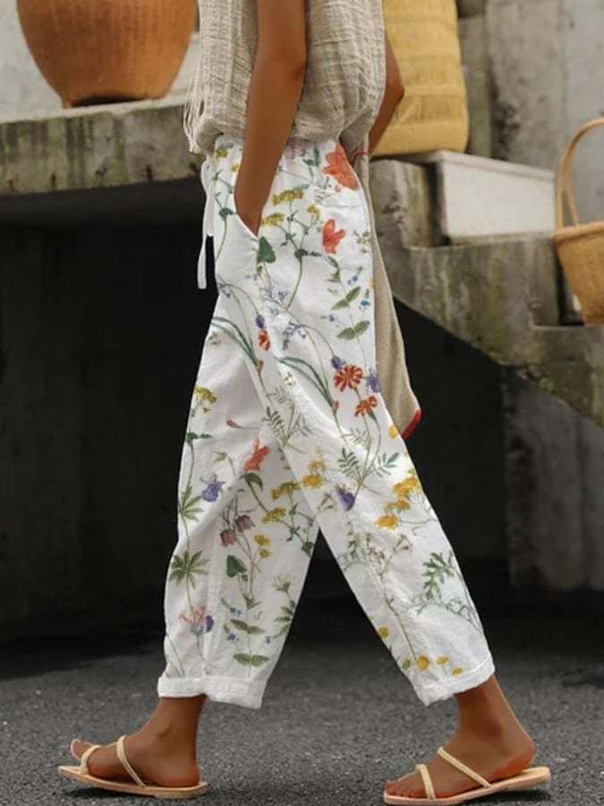 Women's Comfortable Pants with Print – Nova