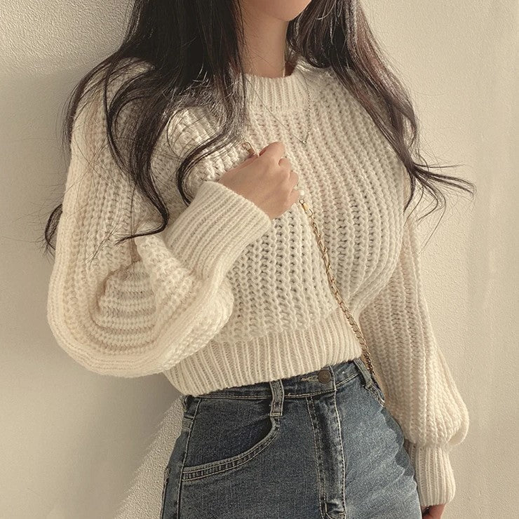 Lora Cropped Sweater | Loose & Stylish