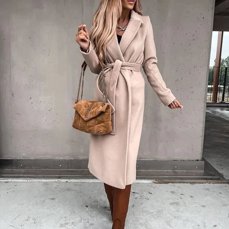 Ivana Wool Coat | Modern & Long