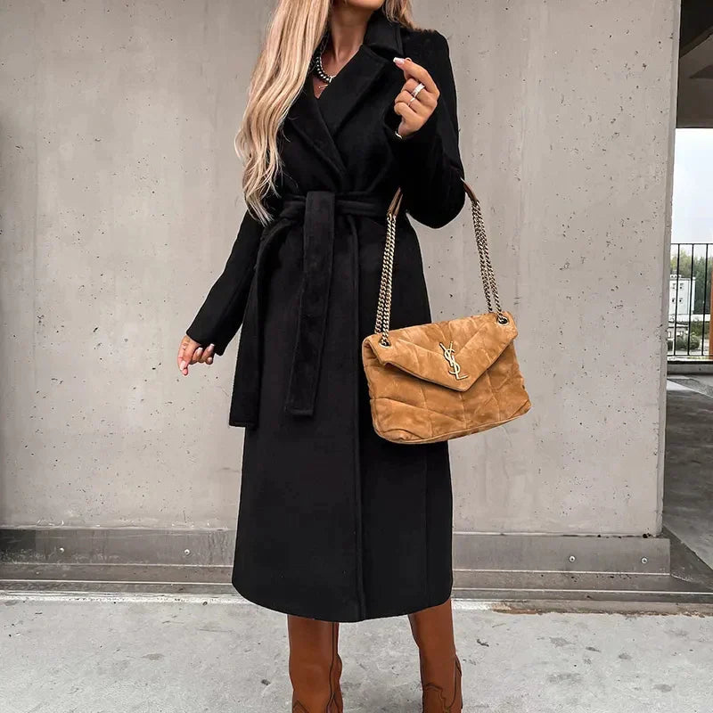Ivana Wool Coat | Modern & Long