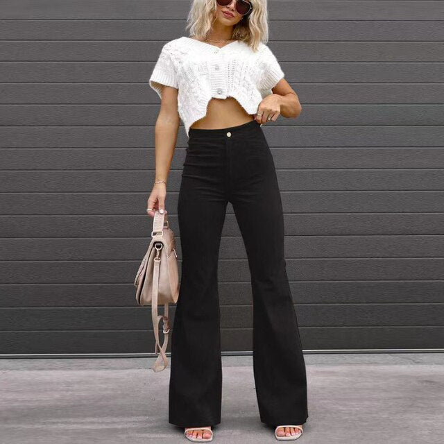 Faye flared trousers | Comfortable and stylish
