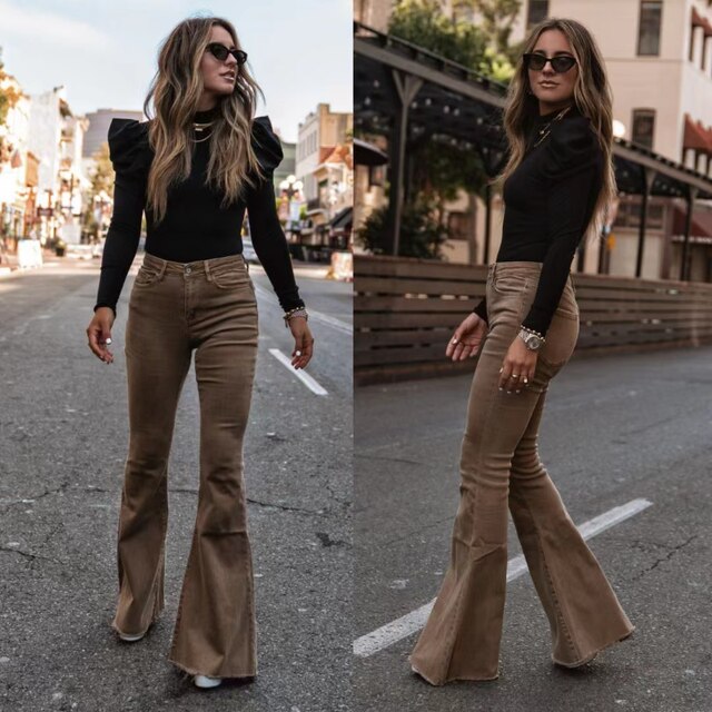 Faye flared trousers | Comfortable and stylish