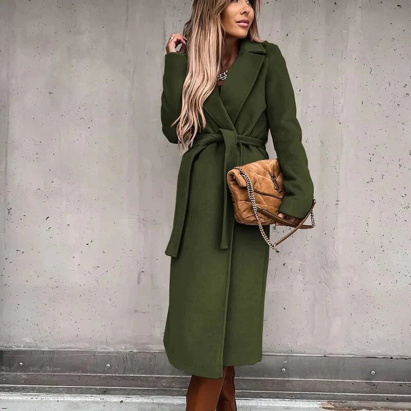 Ivana Wool Coat | Modern & Long
