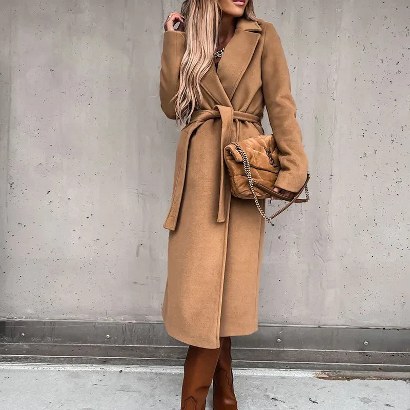 Ivana Wool Coat | Modern & Long