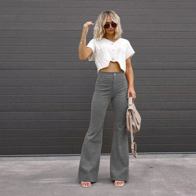 Faye flared trousers | Comfortable and stylish