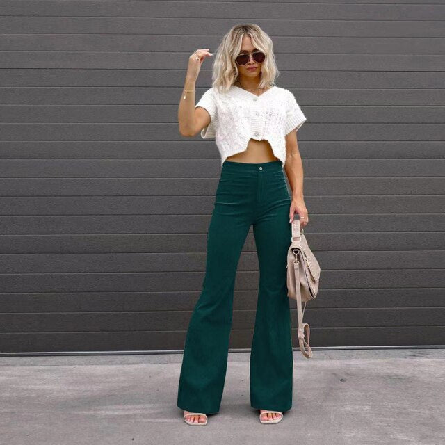 Faye flared trousers | Comfortable and stylish