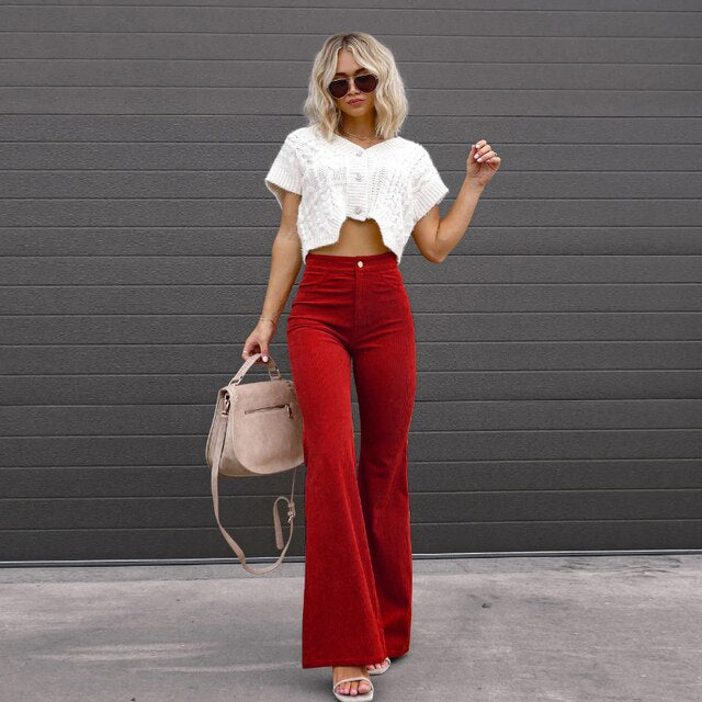 Faye flared trousers | Comfortable and stylish