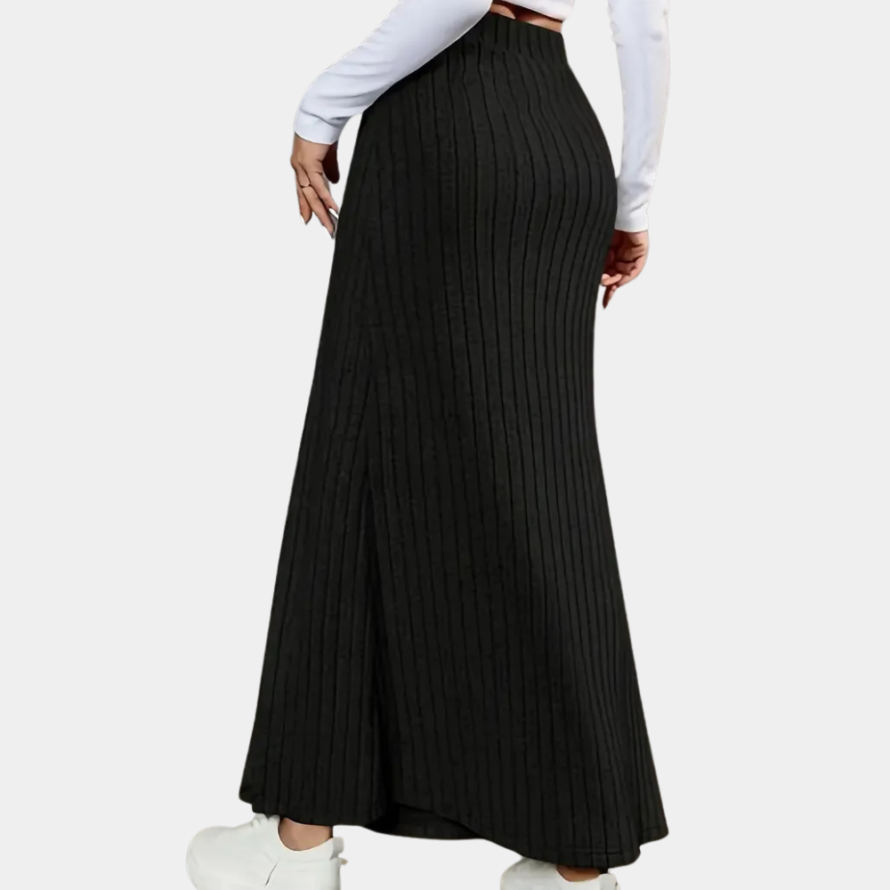 Ribbed Maxi Skirt – Selina