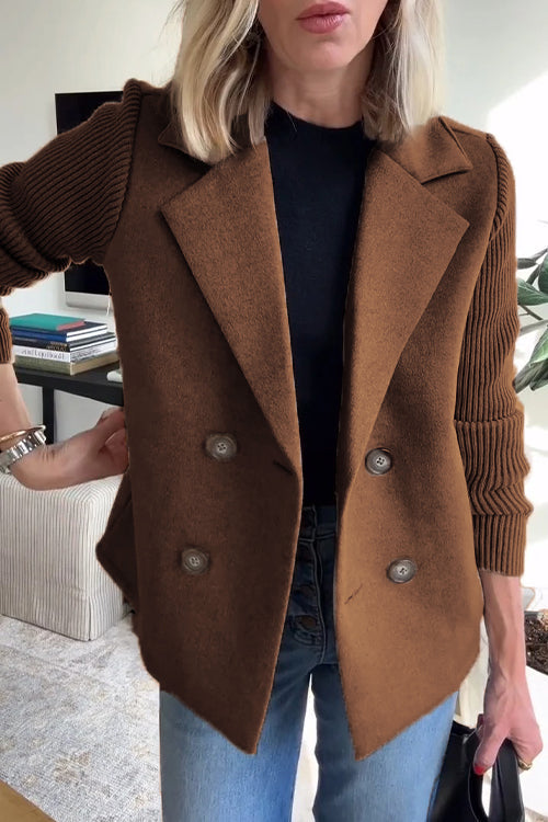 Women's Long Fitted Military-Style Winter Coat
