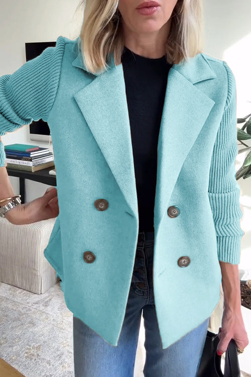 Women's Long Fitted Military-Style Winter Coat