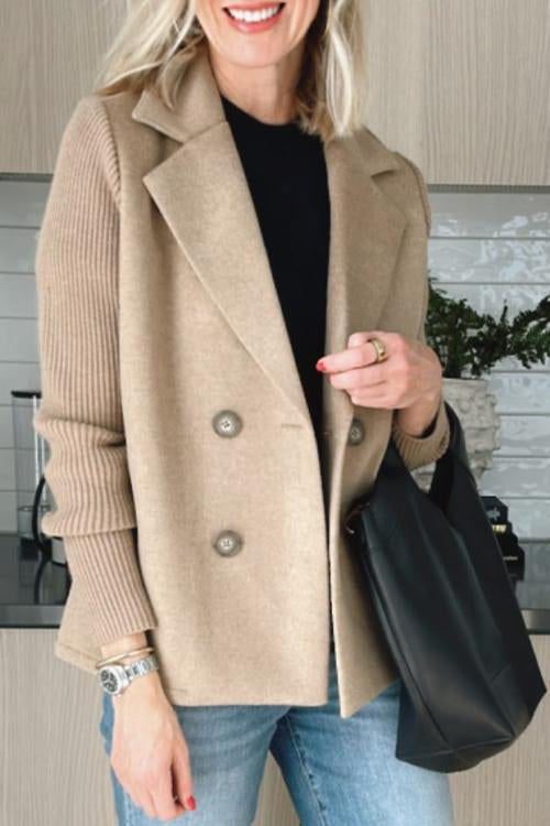 Women's Long Fitted Military-Style Winter Coat