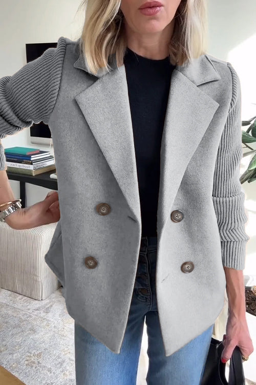 Women's Long Fitted Military-Style Winter Coat
