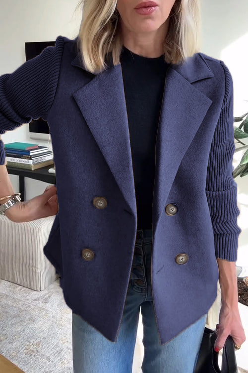 Women's Long Fitted Military-Style Winter Coat