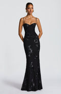 Women's Corset Floral Lace Mermaid Autumn Wedding Guest Dress
