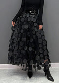 Skirt with Polka Dots and Flowing Cut – Fleur