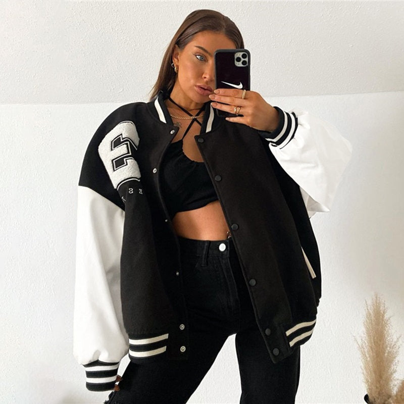 Billie Baseball Jacket | Oversized, Tough & Timeless!