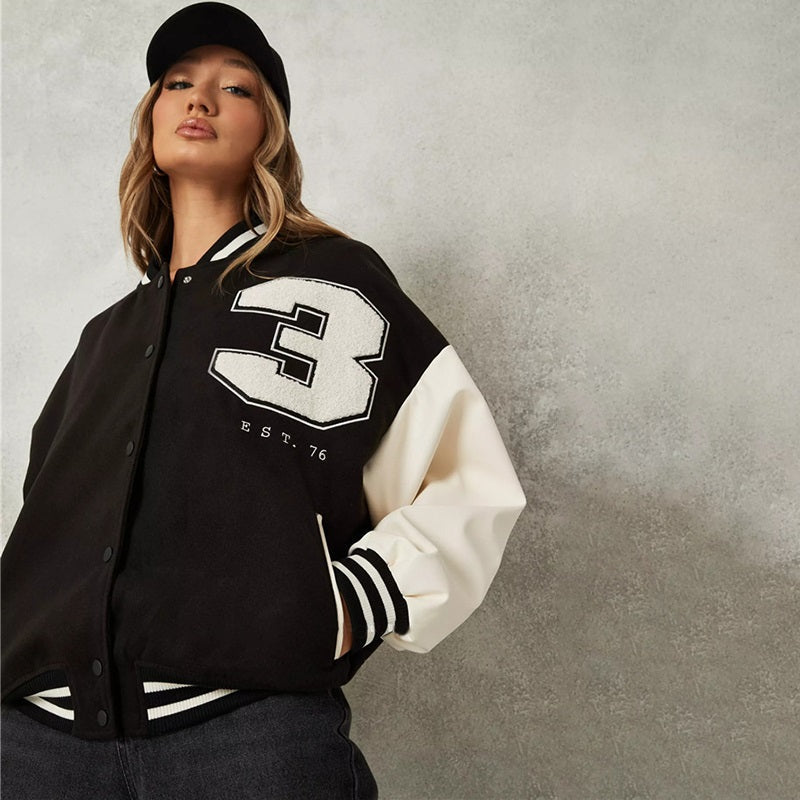 Billie Baseball Jacket | Oversized, Tough & Timeless!