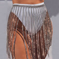 Nailah Skirt | A skirt made entirely of rhinestones