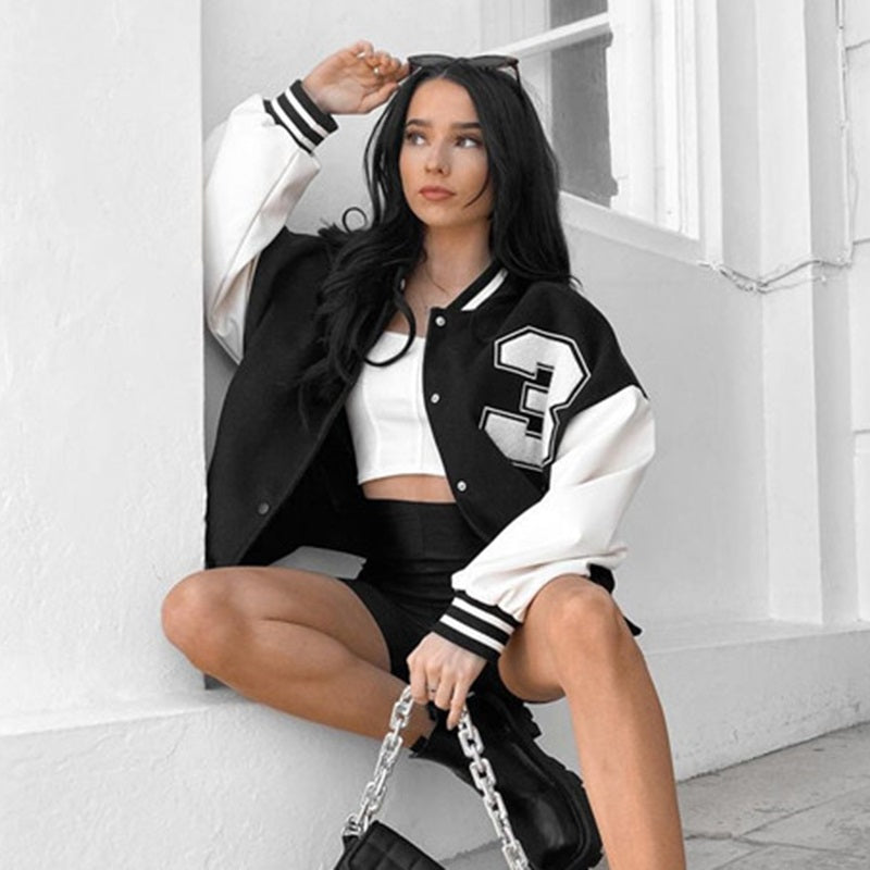 Billie Baseball Jacket | Oversized, Tough & Timeless!