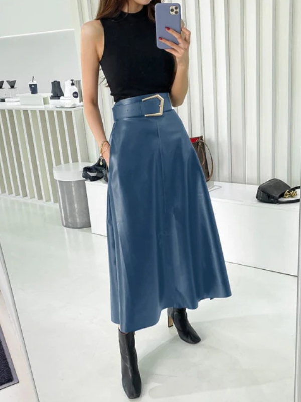 Maris Long Skirt | Sleek & Bold
