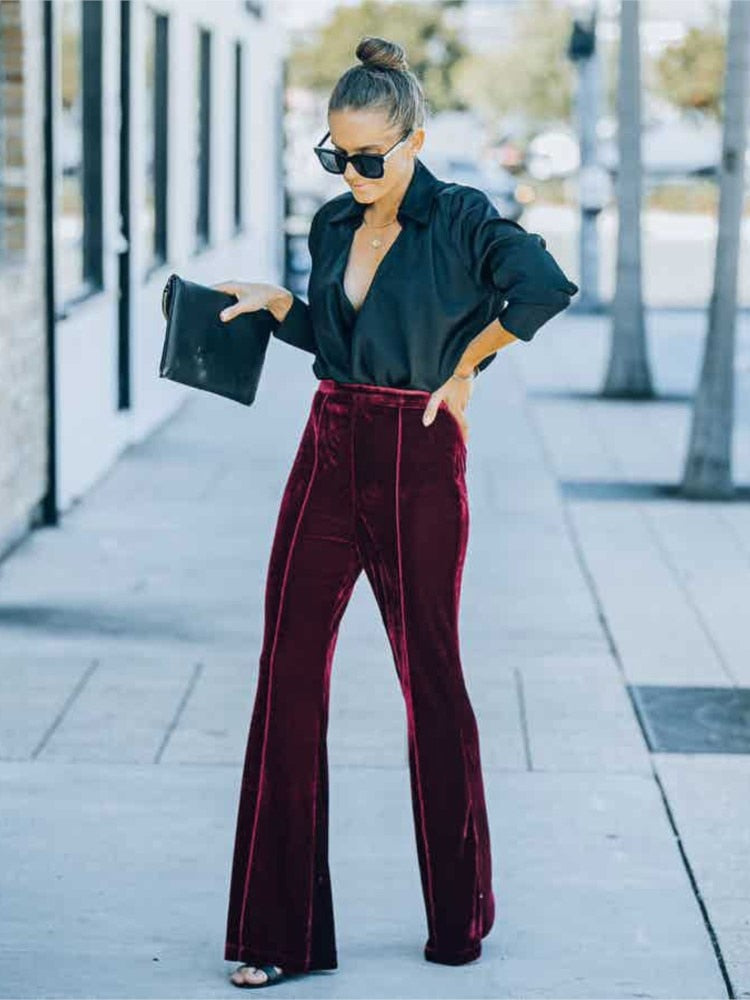 Jewel Velvet Flared | Stylish & festive