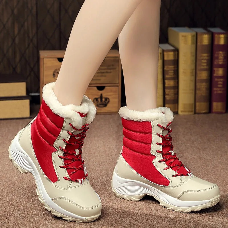 Fina Platform Snow Boots | Sporty & Casual