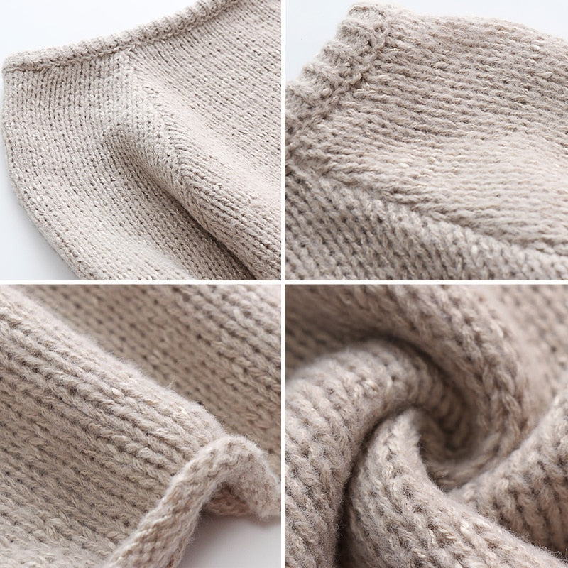 Sammy Jackson™ Gaby™ | Knitted Oversized Winter Sweater Women's Fashion