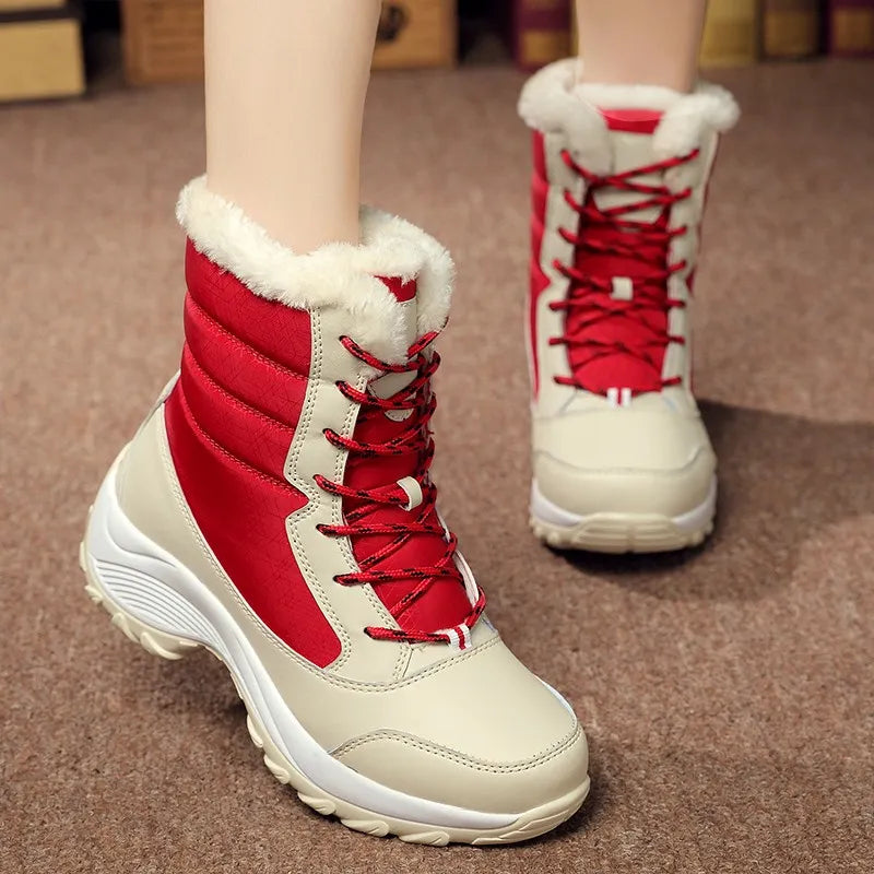 Fina Platform Snow Boots | Sporty & Casual