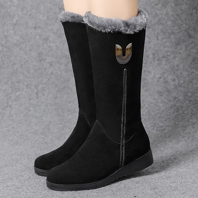 Tina Mid-Calf Boots | Stylish & Warm