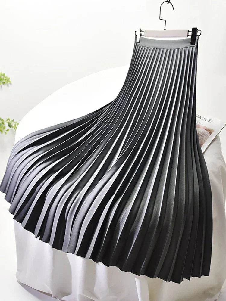 Pleated A-Line Skirt – Aurelia