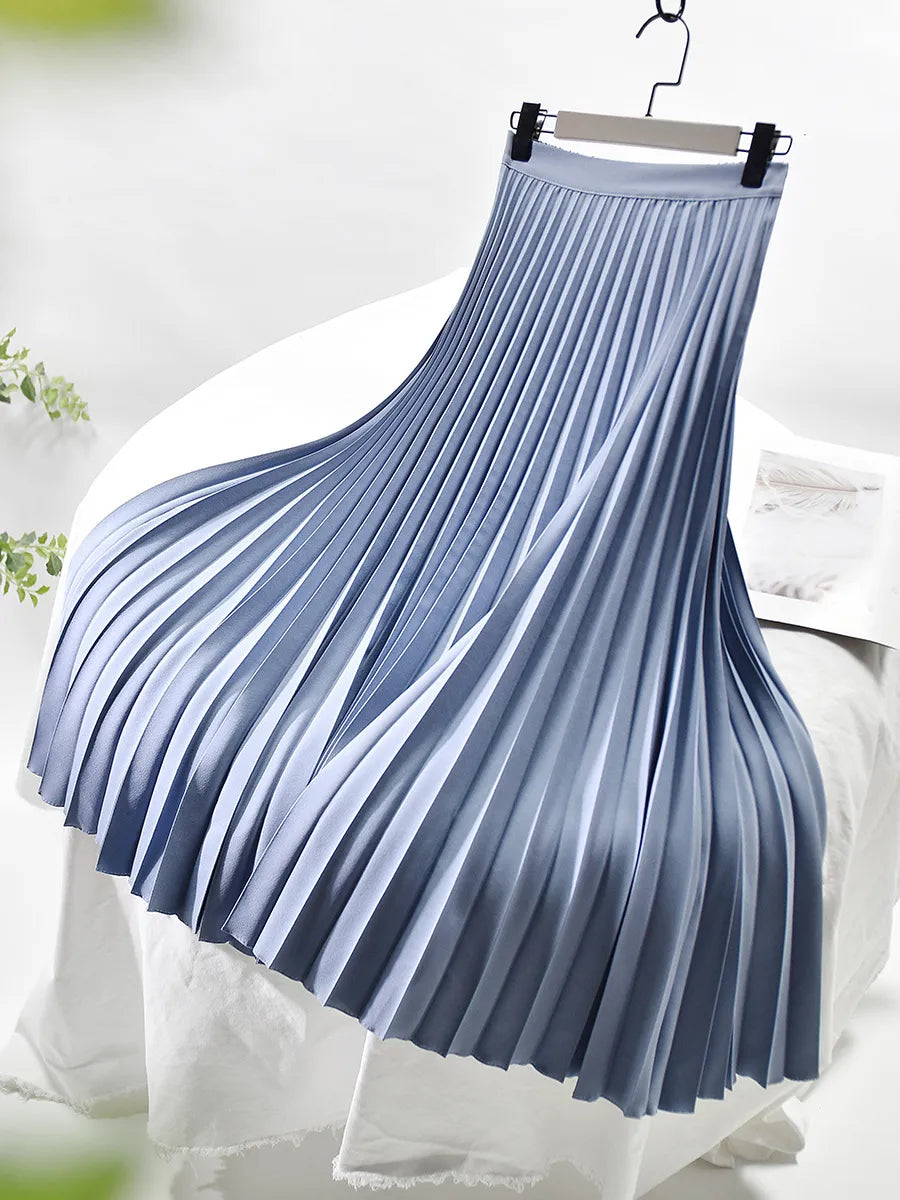 Pleated A-Line Skirt – Aurelia