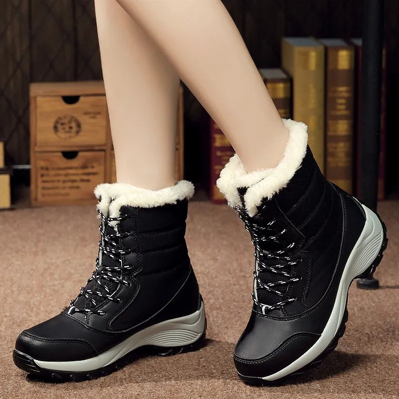 Fina Platform Snow Boots | Sporty & Casual