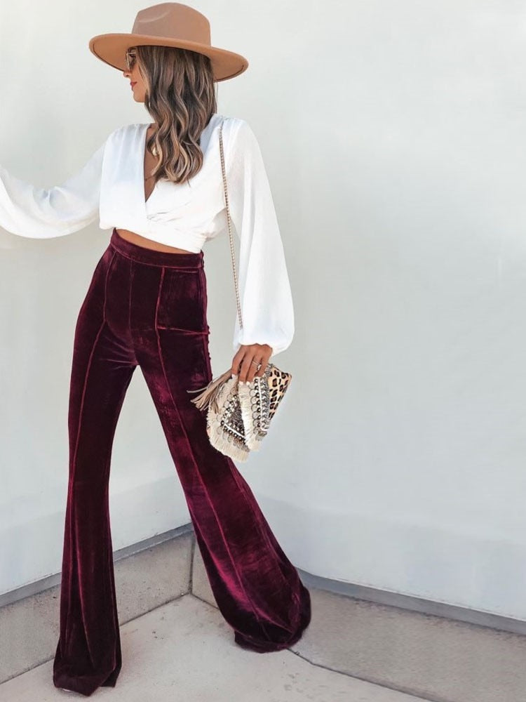 Jewel Velvet Flared | Stylish & festive