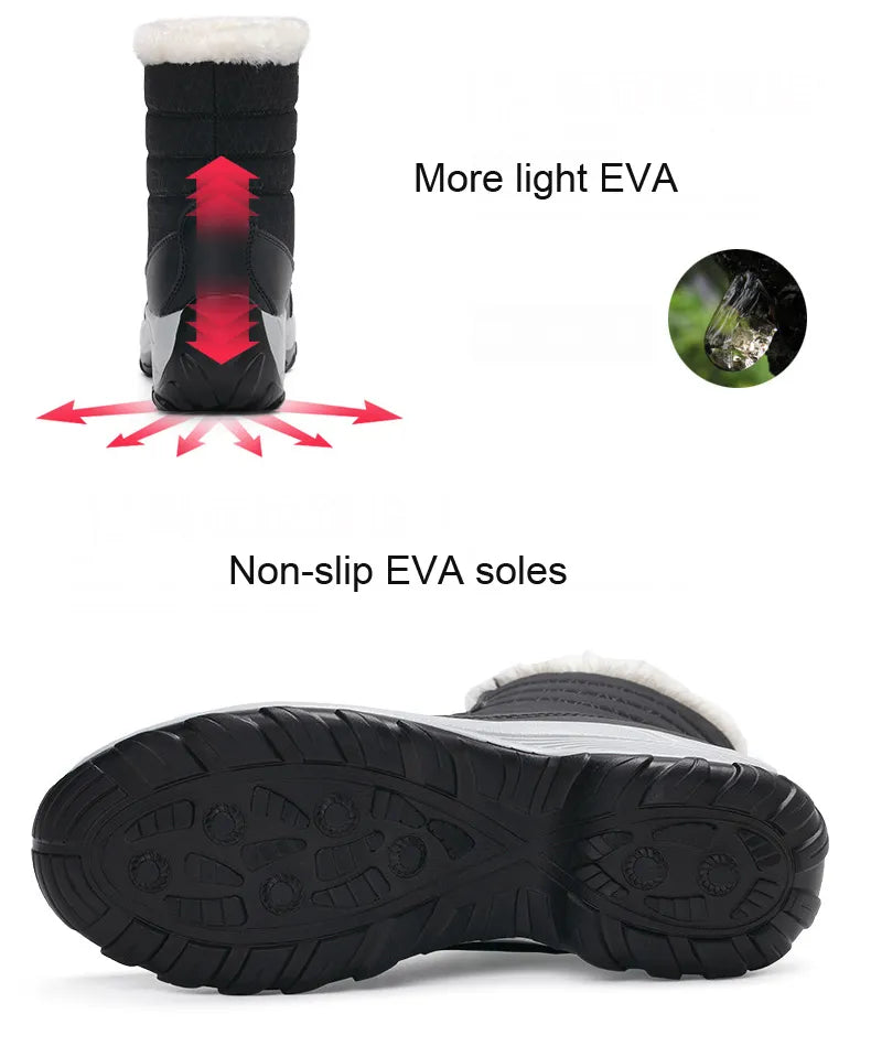 Fina Platform Snow Boots | Sporty & Casual