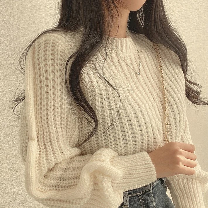 Lora Cropped Sweater | Loose & Stylish