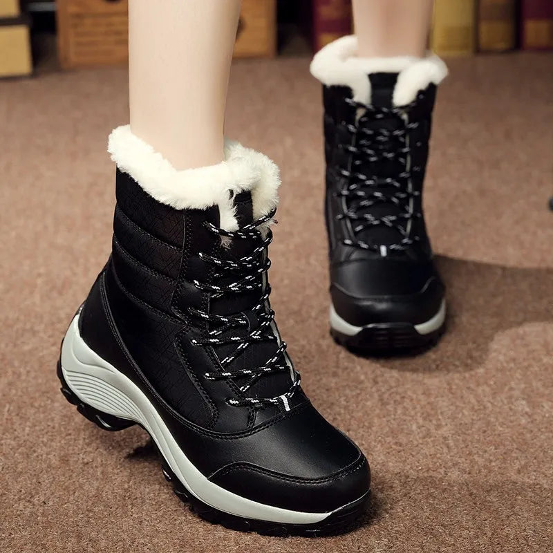 Fina Platform Snow Boots | Sporty & Casual
