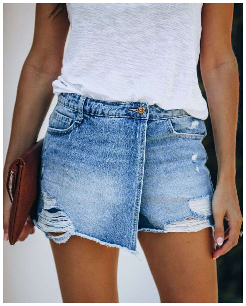 Denim Skort | Stylish & edgy