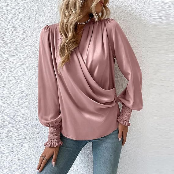 Women's Classic Blouse for Work Formal and Evening Occasions