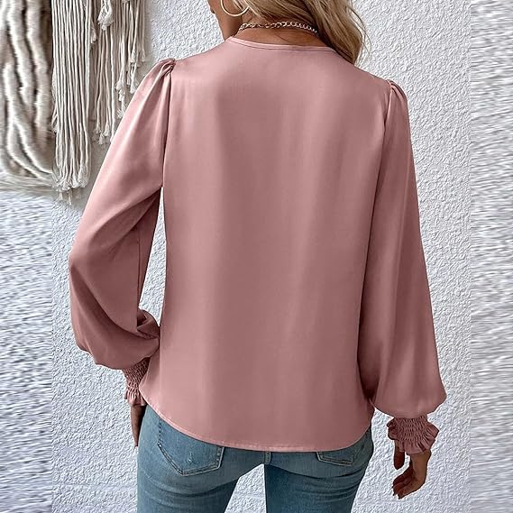 Women's Classic Blouse for Work Formal and Evening Occasions