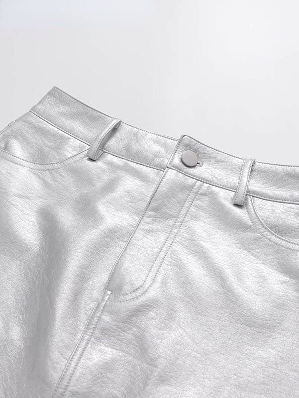 Silver Skirt | Perfect to pair with anything