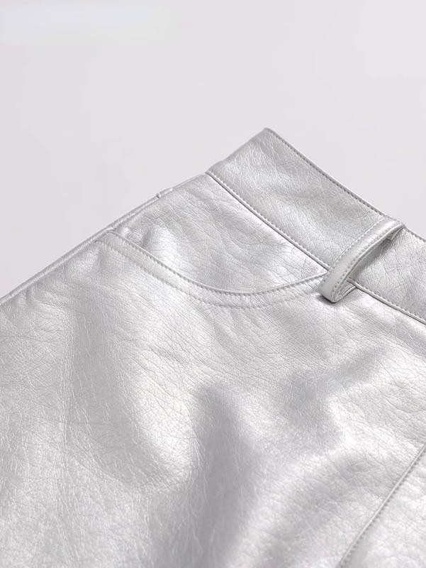 Silver Skirt | Perfect to pair with anything