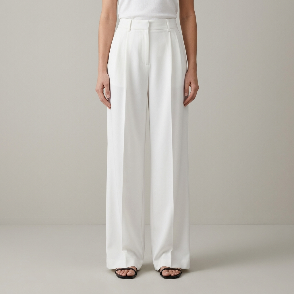 Women's High-Waisted Wide-Leg Palazzo Trousers