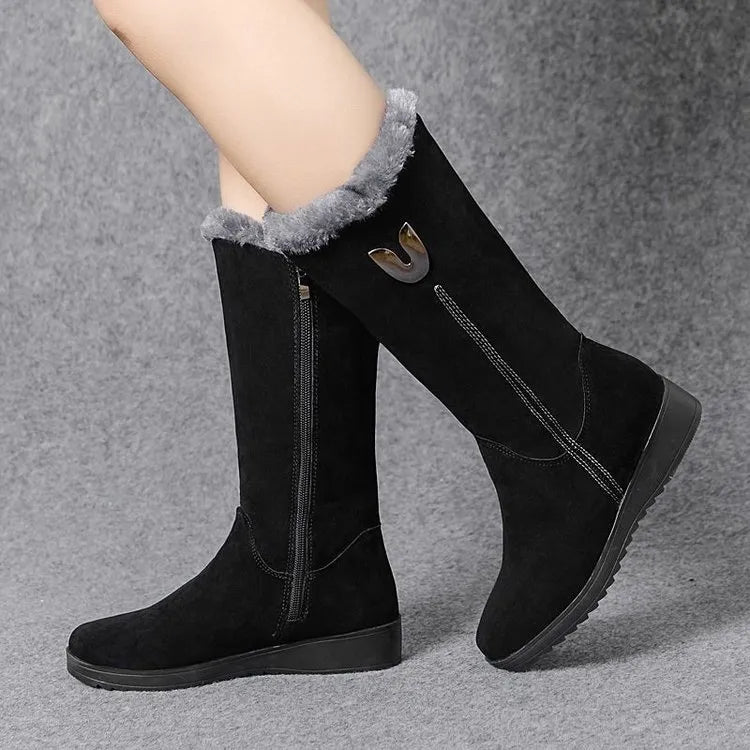 Tina Mid-Calf Boots | Stylish & Warm