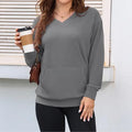Women's Casual Pullover Jumper with Front Pocket
