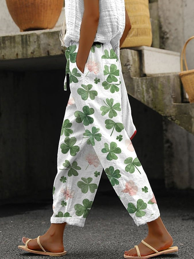 Women's Comfortable Pants with Print – Nova
