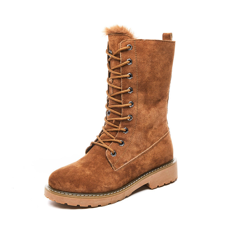 Sena Suede Women's Boots | Quality boots with lace-up closure