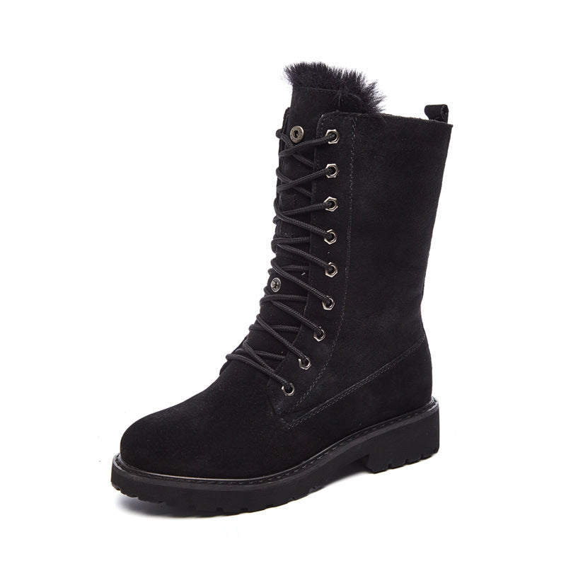 Sena Suede Women's Boots | Quality boots with lace-up closure