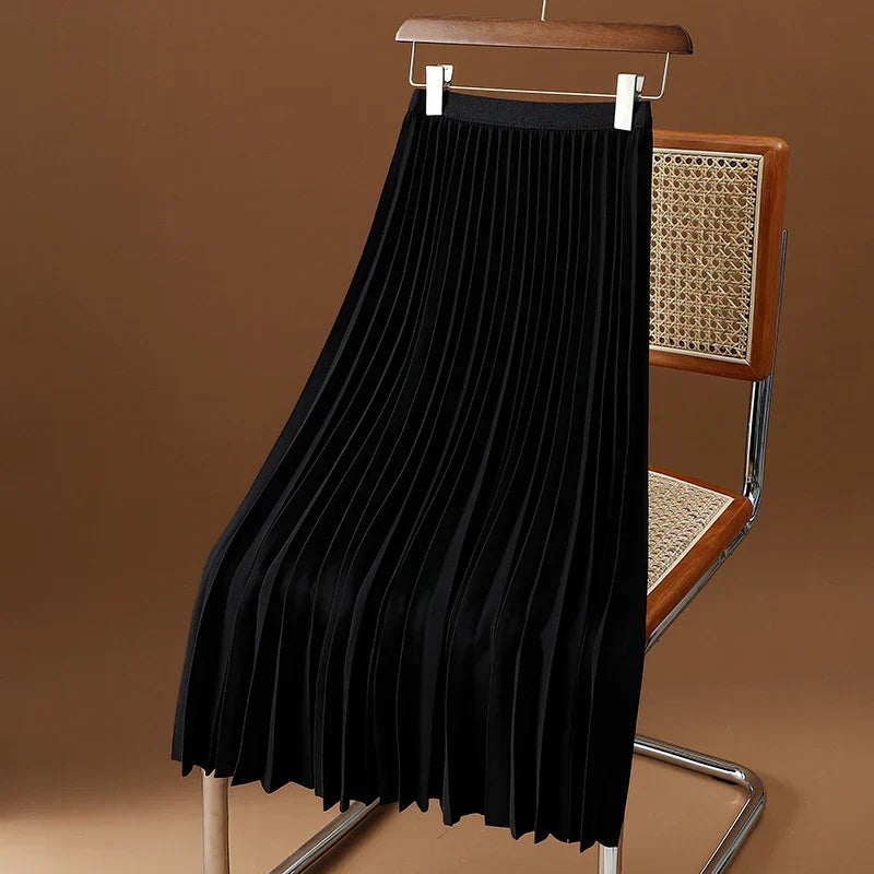 Pleated A-Line Skirt – Aurelia