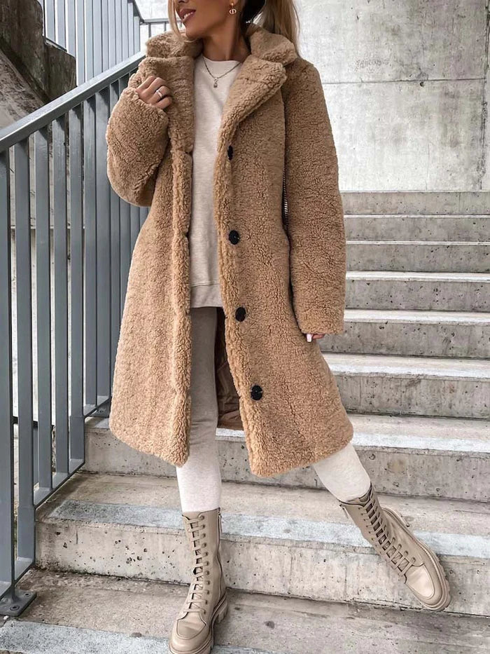Daniella Teddy Coat | Long & Warm