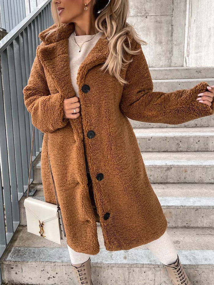 Daniella Teddy Coat | Long & Warm